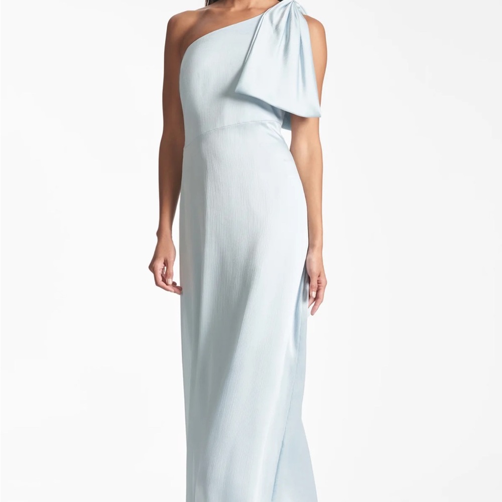 Sachin + Babi Light Blue One Shoulder Dress
